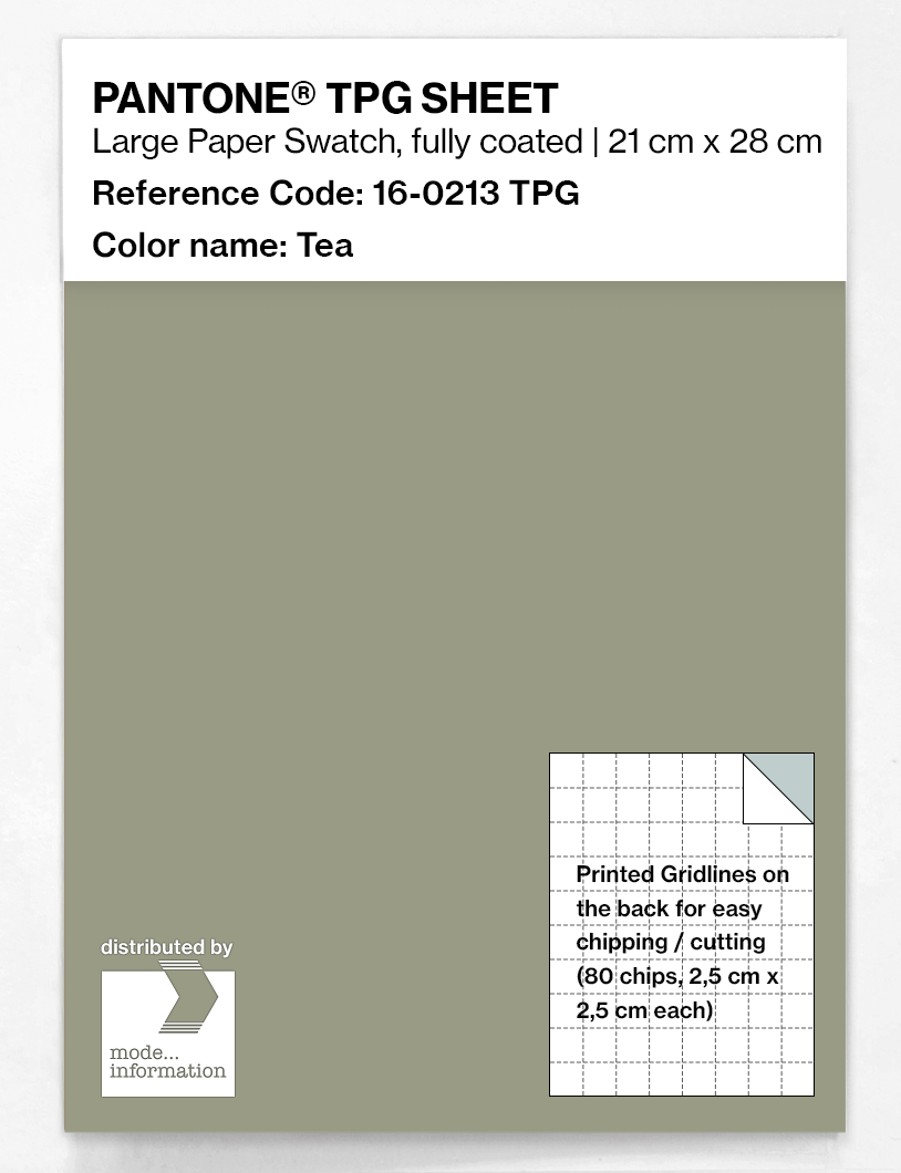 Artikelbild 1 des Artikels “PANTONE® TPG SHEET 16-0213 TPG Tea “