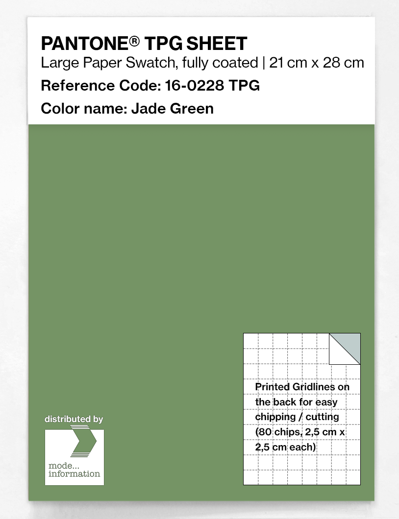 Artikelbild 1 des Artikels “PANTONE® TPG SHEET 16-0228 TPG Jade Green “