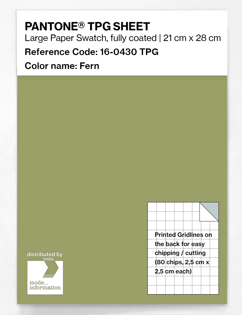 Artikelbild 1 des Artikels “PANTONE® TPG SHEET 16-0430 TPG Fern “