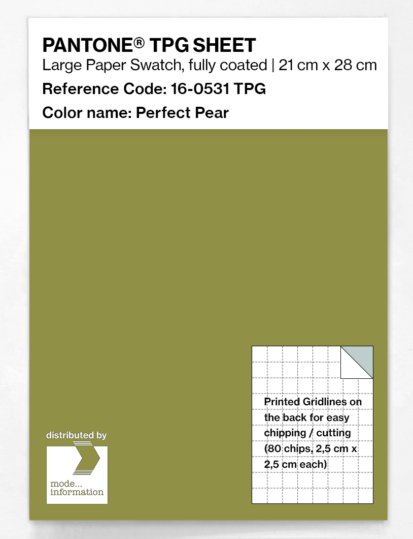 Artikelbild 1 des Artikels “PANTONE® TPG SHEET 16-0531 TPG Perfect Pear “
