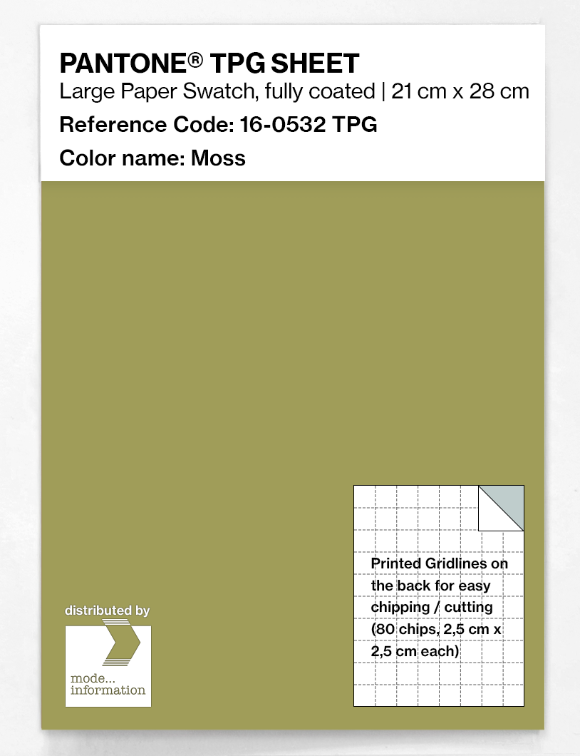 Artikelbild 1 des Artikels “PANTONE® TPG SHEET 16-0532 TPG Moss “