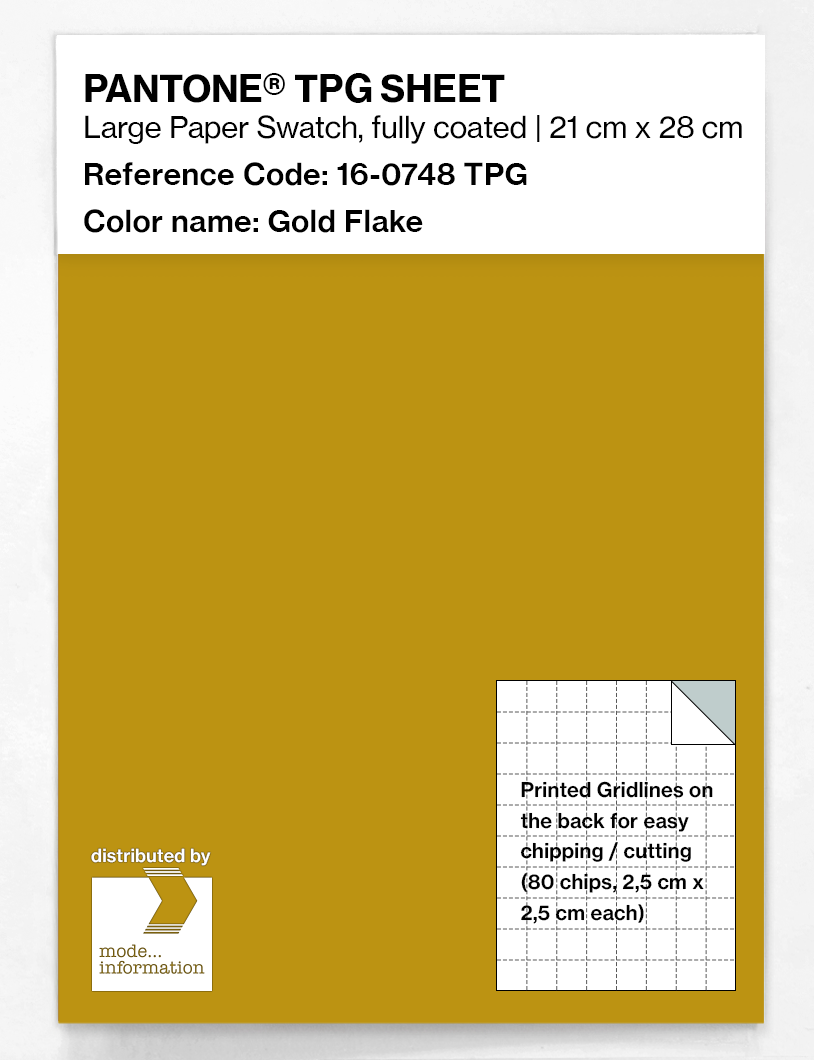 Artikelbild 1 des Artikels “PANTONE® TPG SHEET 16-0748 TPG Gold Flake “