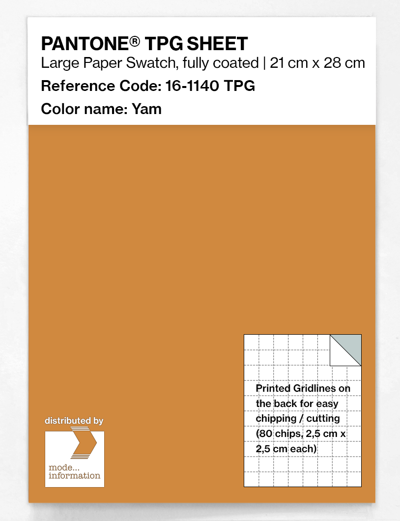 Artikelbild 1 des Artikels “PANTONE® TPG SHEET 16-1140 TPG Yam “