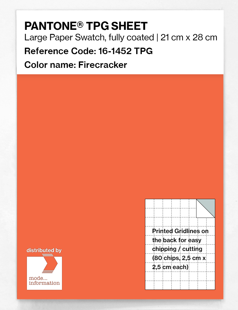 Artikelbild 1 des Artikels “PANTONE® TPG SHEET 16-1452 TPG Firecracker “