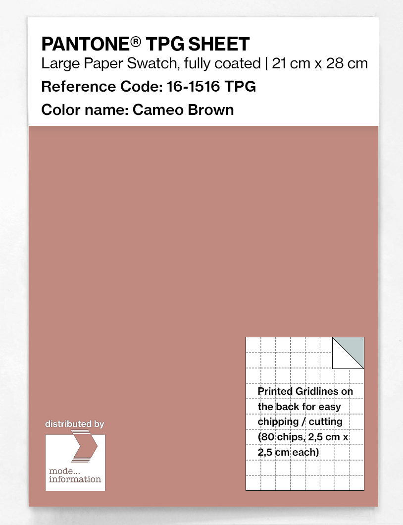 Artikelbild 1 des Artikels “PANTONE® TPG SHEET 16-1516 TPG Cameo Brown “