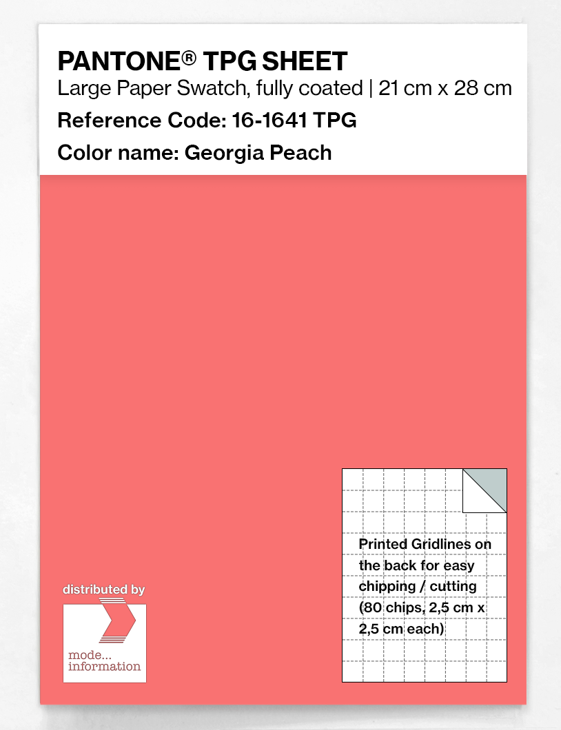 Artikelbild 1 des Artikels “PANTONE® TPG SHEET 16-1641 TPG Georgia Peach “