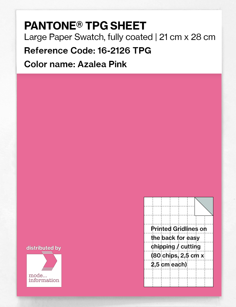 Artikelbild 1 des Artikels “PANTONE® TPG SHEET 16-2126 TPG Azalea Pink “
