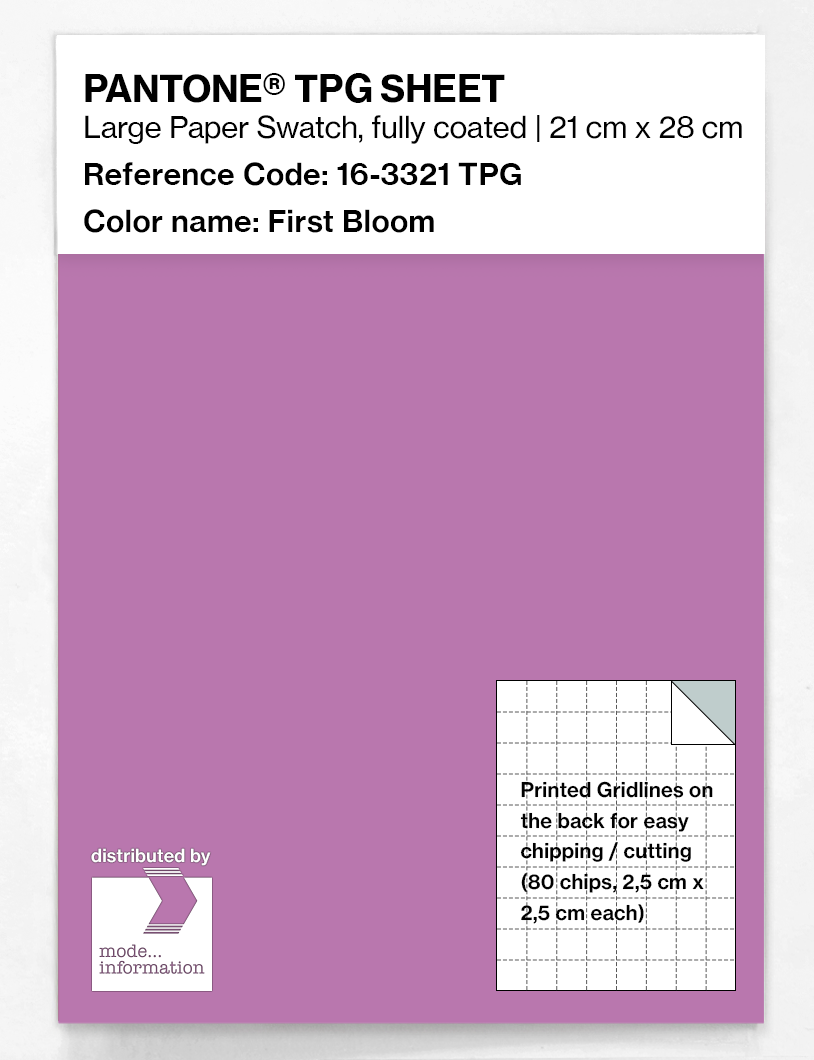 Artikelbild 1 des Artikels “PANTONE® TPG SHEET 16-3321 TPG First Bloom “