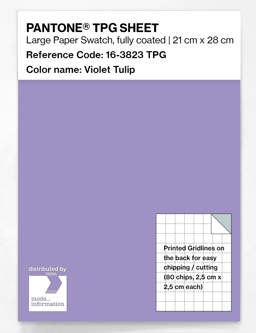 Product image 1 of the product “PANTONE® TPG SHEET 16-3823 TPG Violet Tulip ”