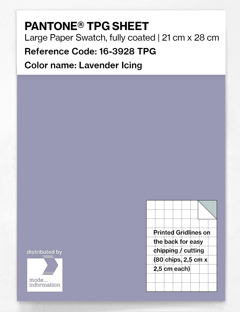 Artikelbild 1 des Artikels “PANTONE® TPG SHEET 16-3928 TPG Lavender Icing “