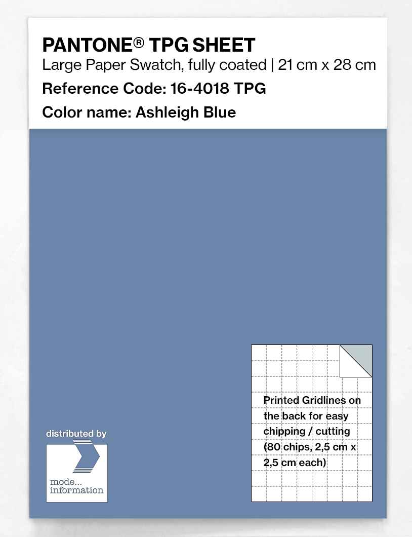 Artikelbild 1 des Artikels “PANTONE® TPG SHEET 16-4018 TPG Ashleigh Blue “
