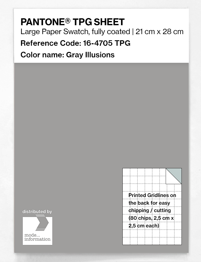 Artikelbild 1 des Artikels “PANTONE® TPG SHEET 16-4705 TPG Gray Illusions “