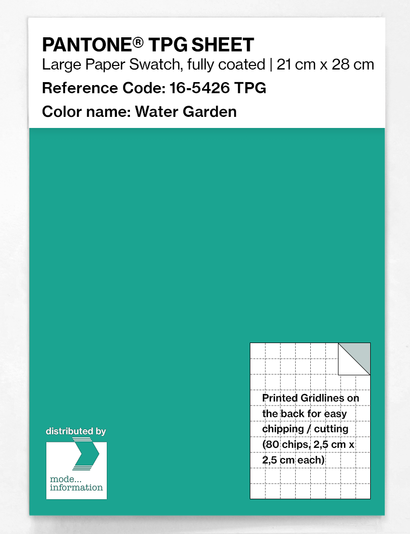 Artikelbild 1 des Artikels “PANTONE® TPG SHEET 16-5426 TPG Water Garden “
