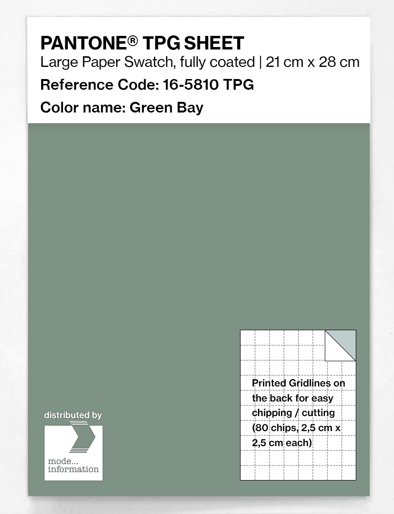 Artikelbild 1 des Artikels “PANTONE® TPG SHEET 16-5810 TPG Green Bay “