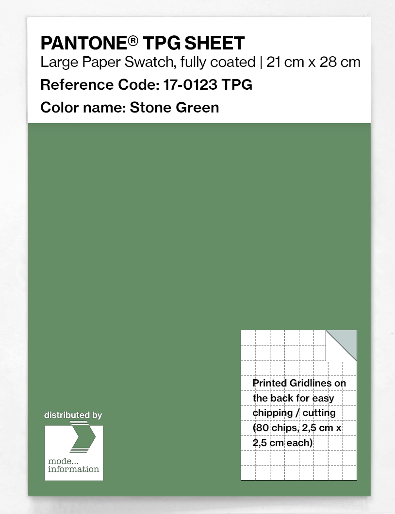 Artikelbild 1 des Artikels “PANTONE® TPG SHEET 17-0123 TPG Stone Green “