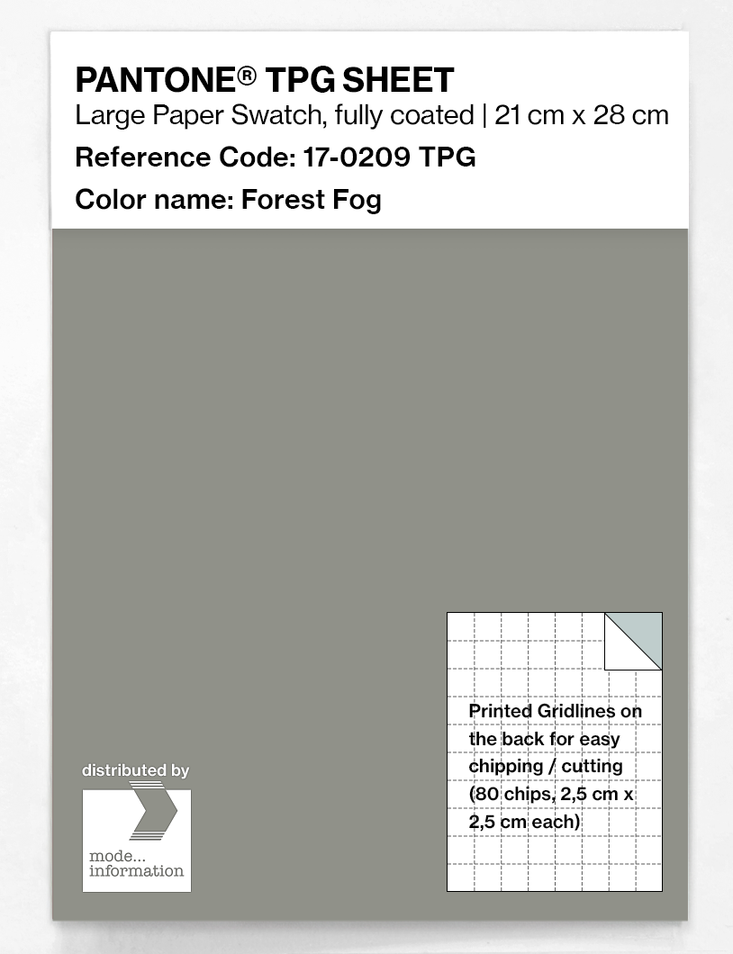 Artikelbild 1 des Artikels “PANTONE® TPG SHEET 17-0209 TPG Forest Fog “