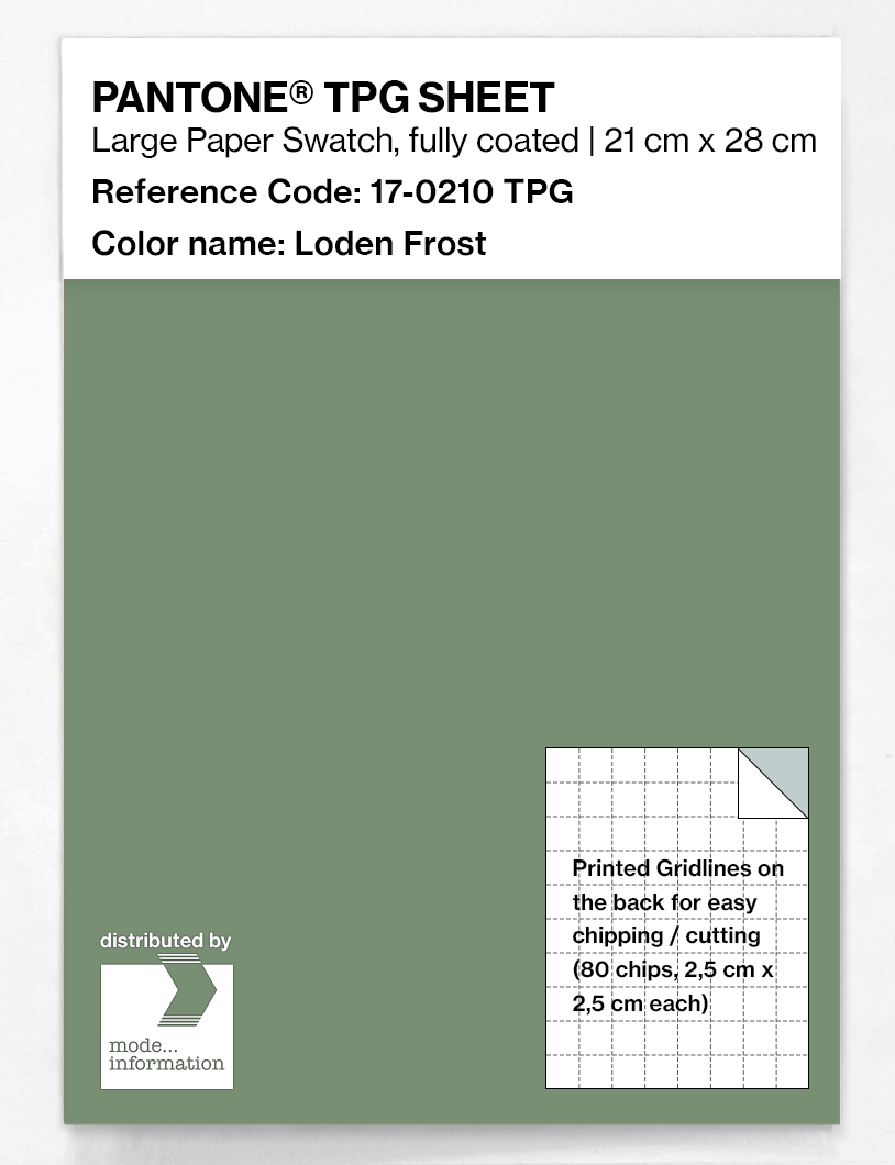 Artikelbild 1 des Artikels “PANTONE® TPG SHEET 17-0210 TPG Loden Frost “