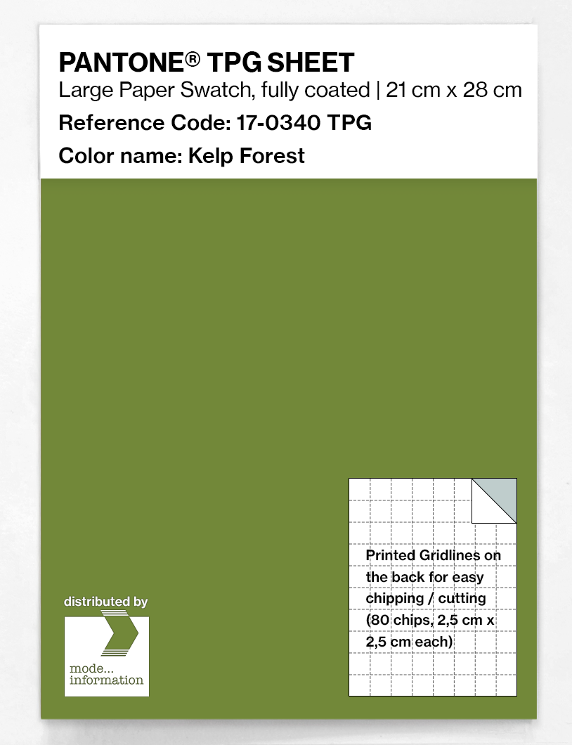 Artikelbild 1 des Artikels “PANTONE® TPG SHEET 17-0340 TPG Kelp Forest “