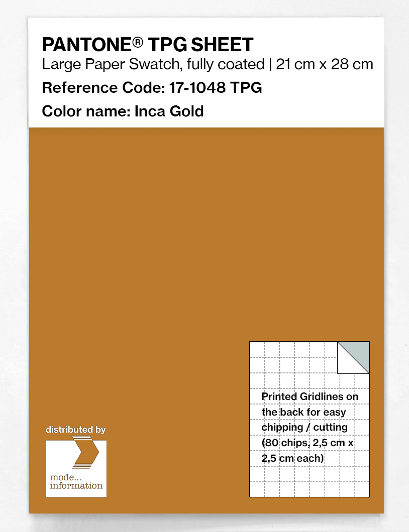 Artikelbild 1 des Artikels “PANTONE® TPG SHEET 17-1048 TPG Inca Gold “