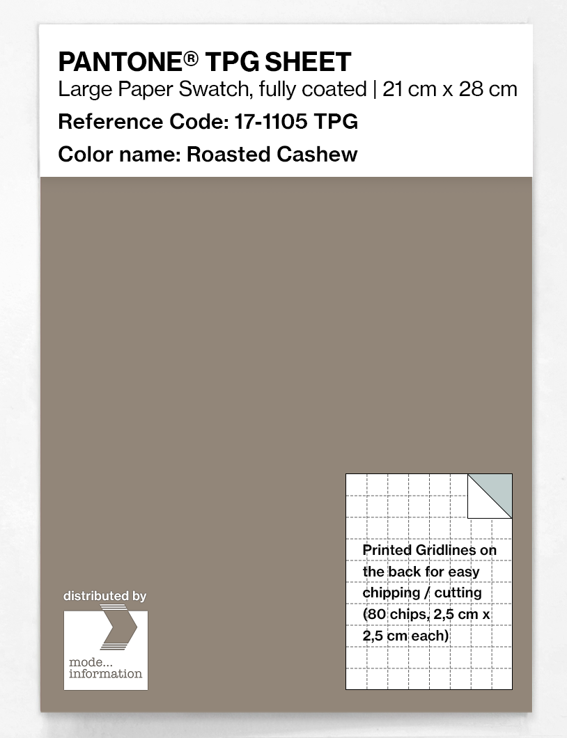Artikelbild 1 des Artikels “PANTONE® TPG SHEET 17-1105 TPG Roasted Cashew “