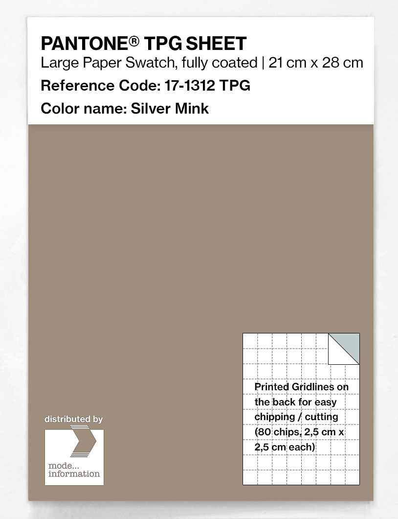 Artikelbild 1 des Artikels “PANTONE® TPG SHEET 17-1312 TPG Silver Mink “