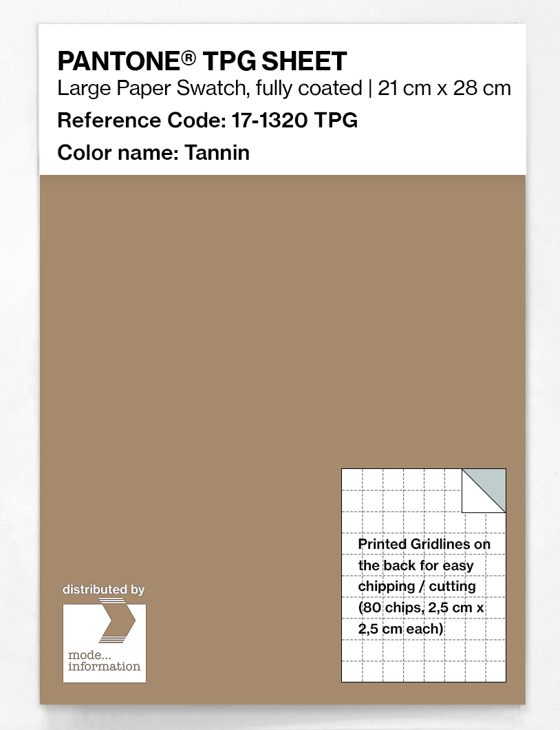Product image 1 of the product “PANTONE® TPG SHEET 17-1320 TPG Tannin ”