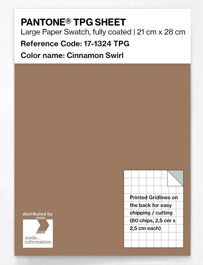 Artikelbild 1 des Artikels “PANTONE® TPG SHEET 17-1324 TPG Cinnamon Swirl “