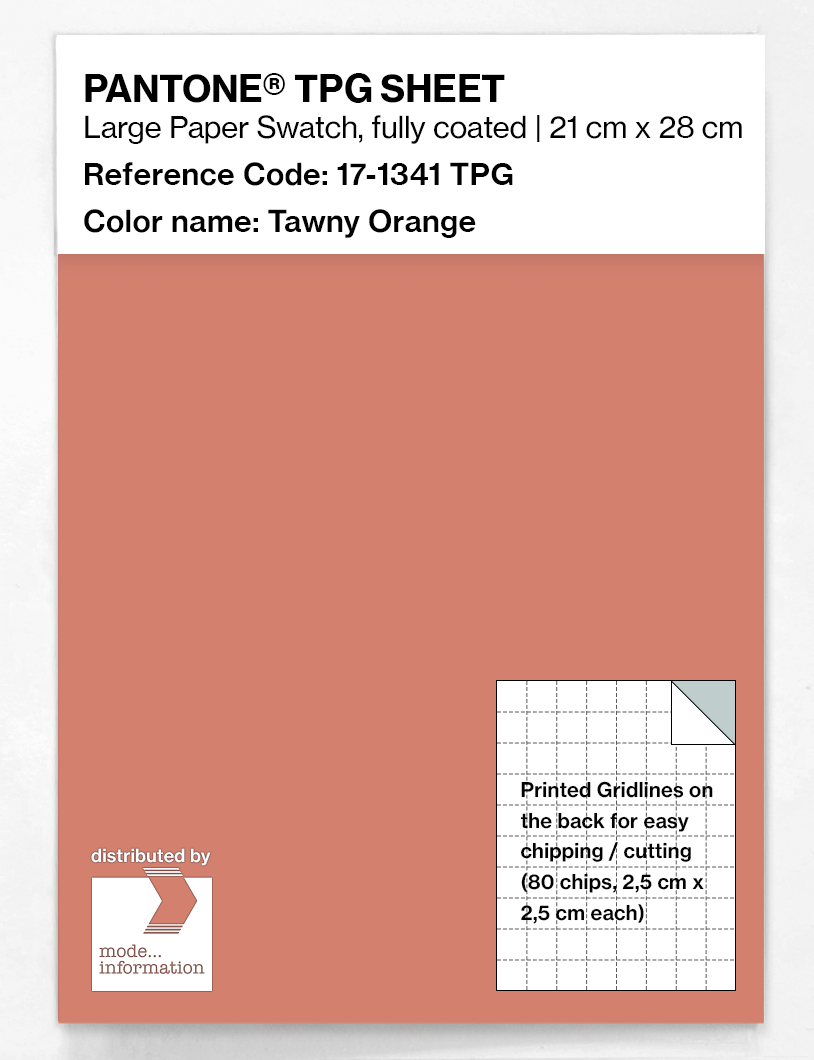 Artikelbild 1 des Artikels “PANTONE® TPG SHEET 17-1341 TPG Tawny Orange “