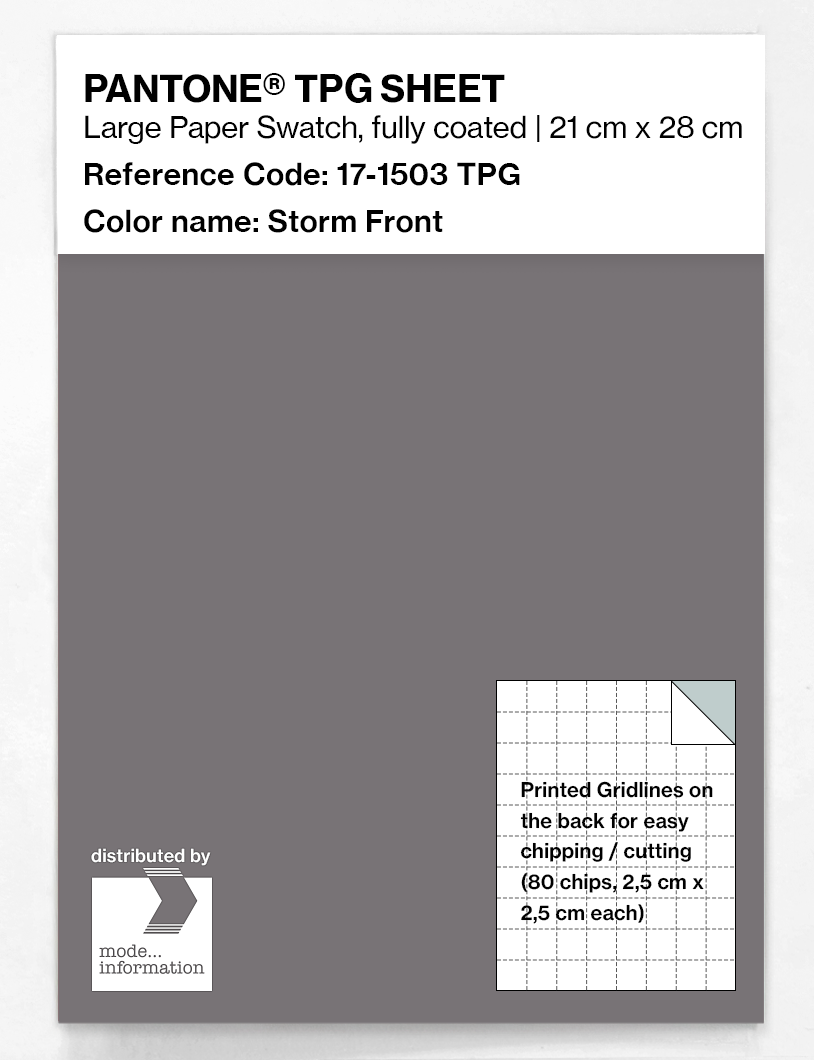 Artikelbild 1 des Artikels “PANTONE® TPG SHEET 17-1503 TPG Storm Front “