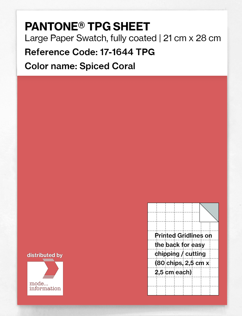 Artikelbild 1 des Artikels “PANTONE® TPG SHEET 17-1644 TPG Spiced Coral “