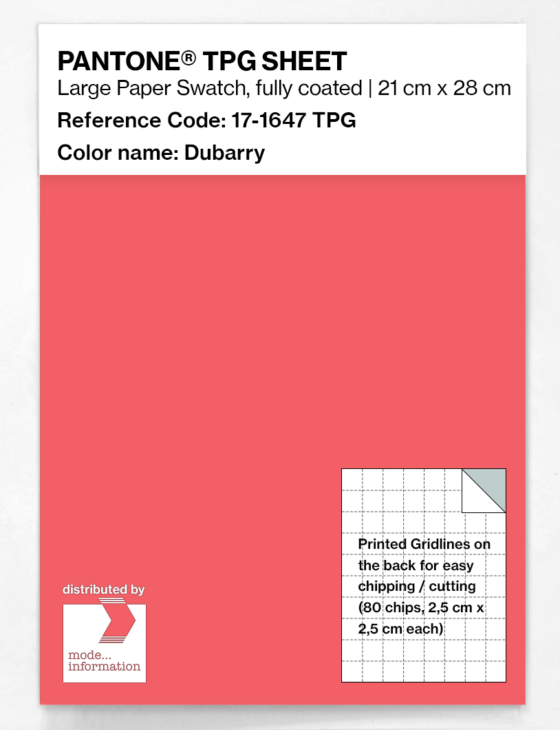 Artikelbild 1 des Artikels “PANTONE® TPG SHEET 17-1647 TPG Dubarry “