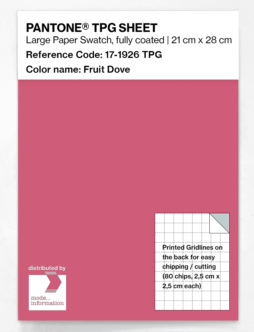Artikelbild 1 des Artikels “PANTONE® TPG SHEET 17-1926 TPG Fruit Dove “