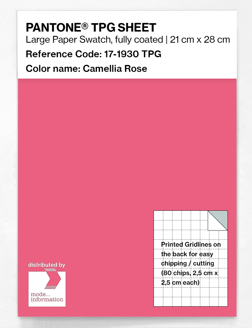 Artikelbild 1 des Artikels “PANTONE® TPG SHEET 17-1930 TPG Camellia Rose “