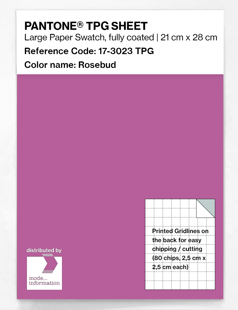 Product image 1 of the product “PANTONE® TPG SHEET 17-3023 TPG Rosebud ”