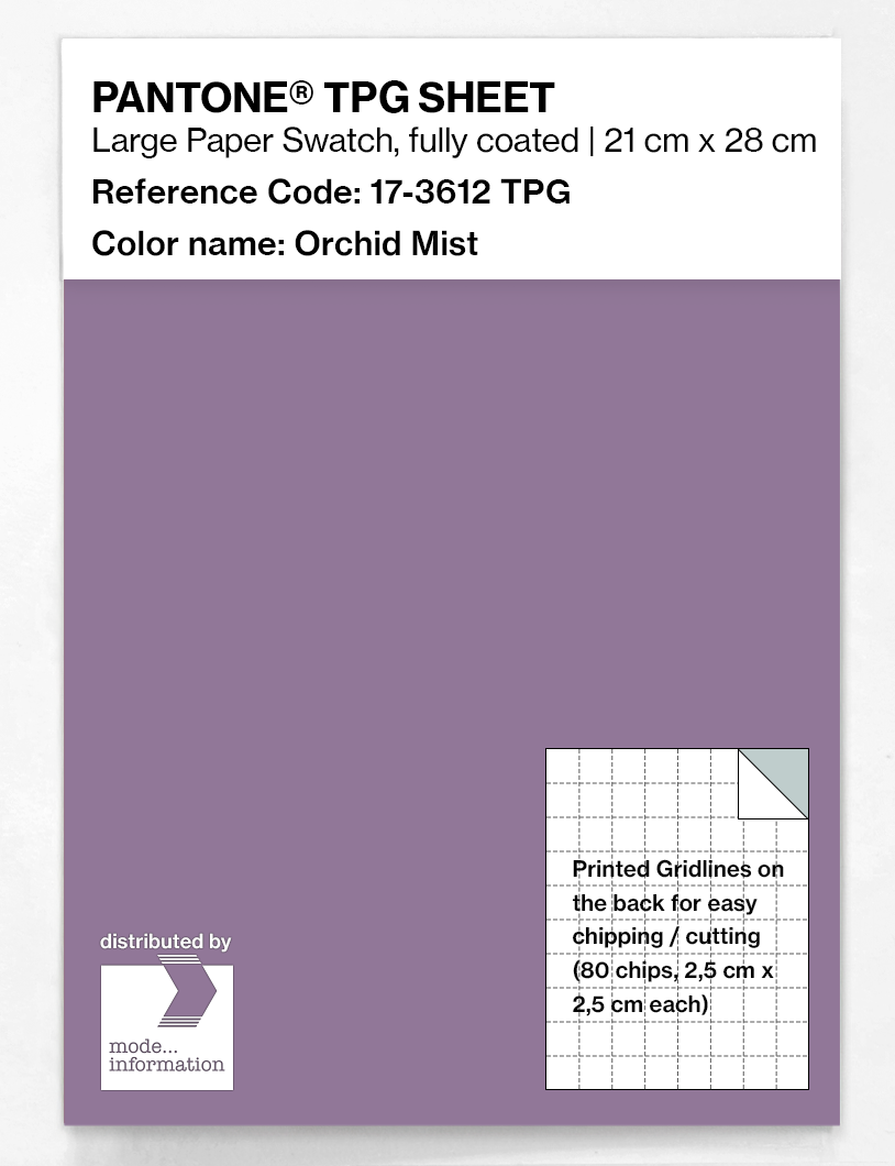 Artikelbild 1 des Artikels “PANTONE® TPG SHEET 17-3612 TPG Orchid Mist “