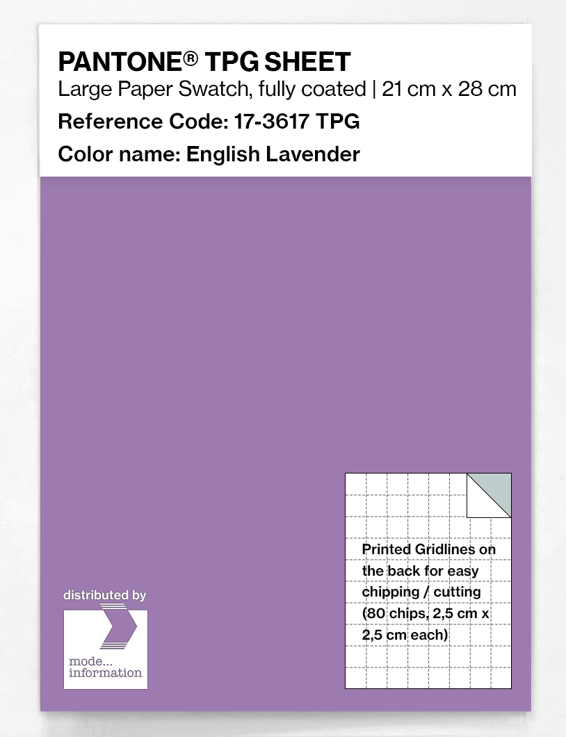 Artikelbild 1 des Artikels “PANTONE® TPG SHEET 17-3617 TPG English Lavender “