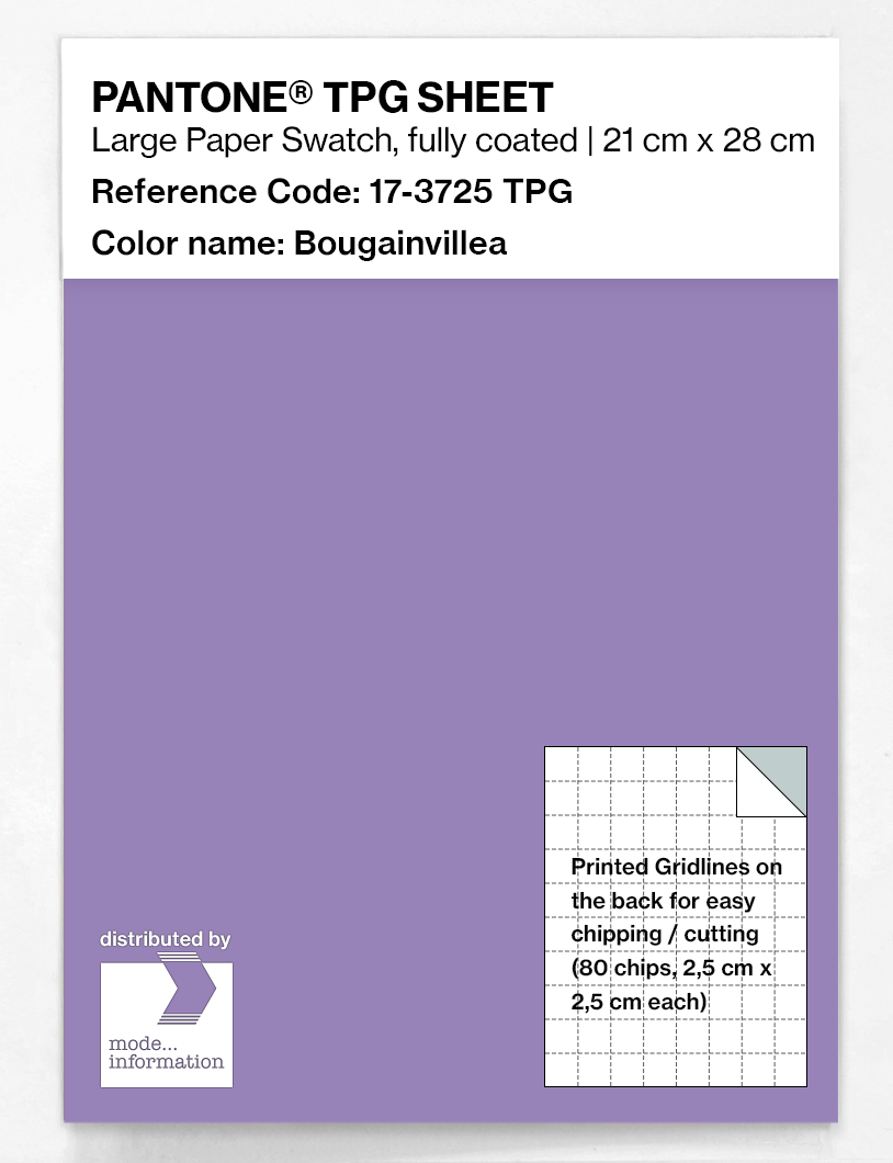Product image 1 of the product “PANTONE® TPG SHEET 17-3725 TPG Bougainvillea ”