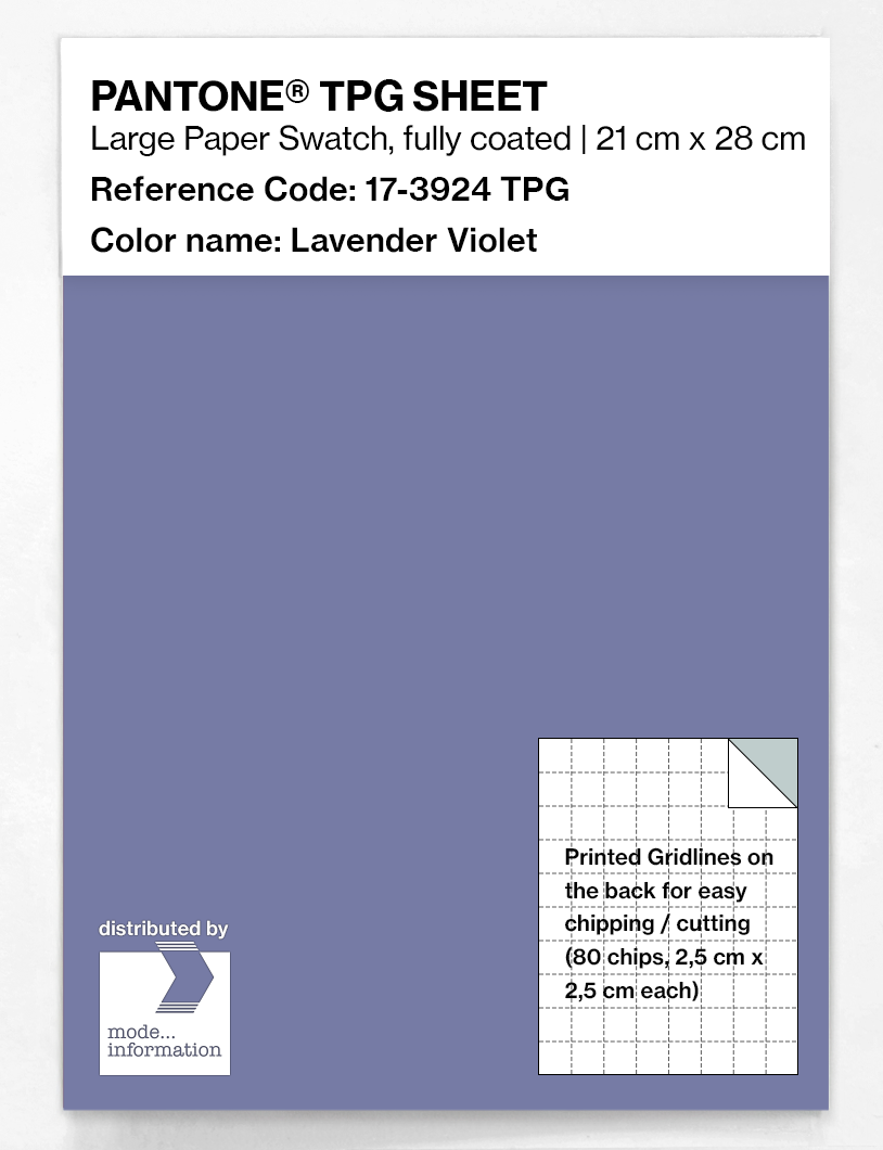 Artikelbild 1 des Artikels “PANTONE® TPG SHEET 17-3924 TPG Lavender Violet “