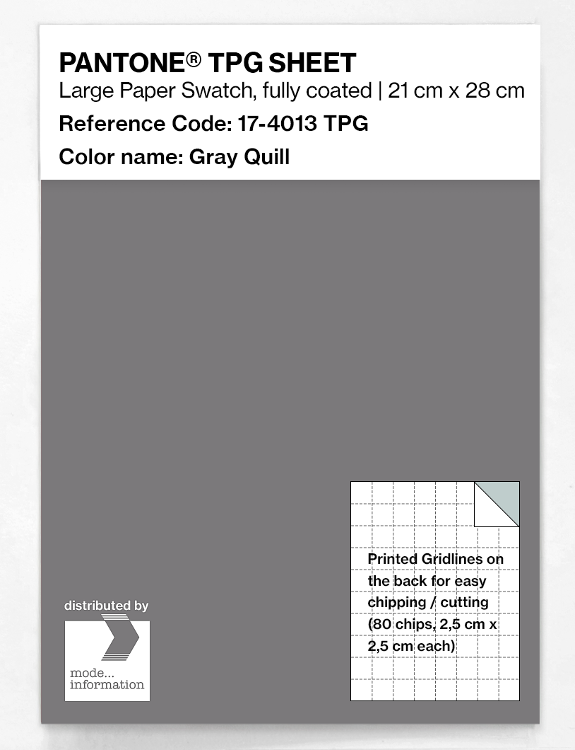 Artikelbild 1 des Artikels “PANTONE® TPG SHEET 17-4013 TPG Gray Quill “