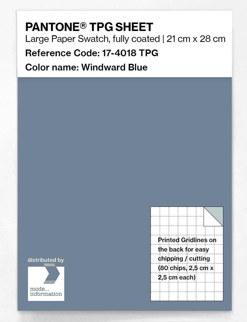 Artikelbild 1 des Artikels “PANTONE® TPG SHEET 17-4018 TPG Windward Blue “
