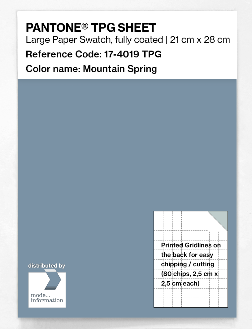Artikelbild 1 des Artikels “PANTONE® TPG SHEET 17-4019 TPG Mountain Spring “