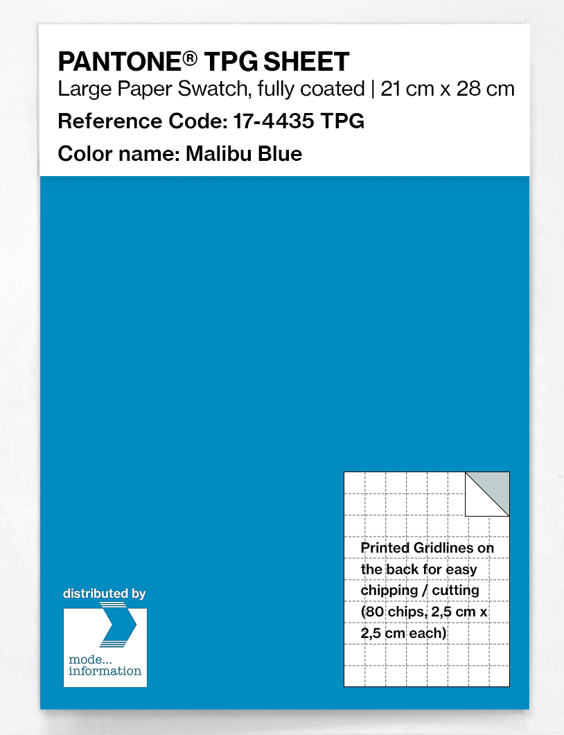 Artikelbild 1 des Artikels “PANTONE® TPG SHEET 17-4435 TPG Malibu Blue “