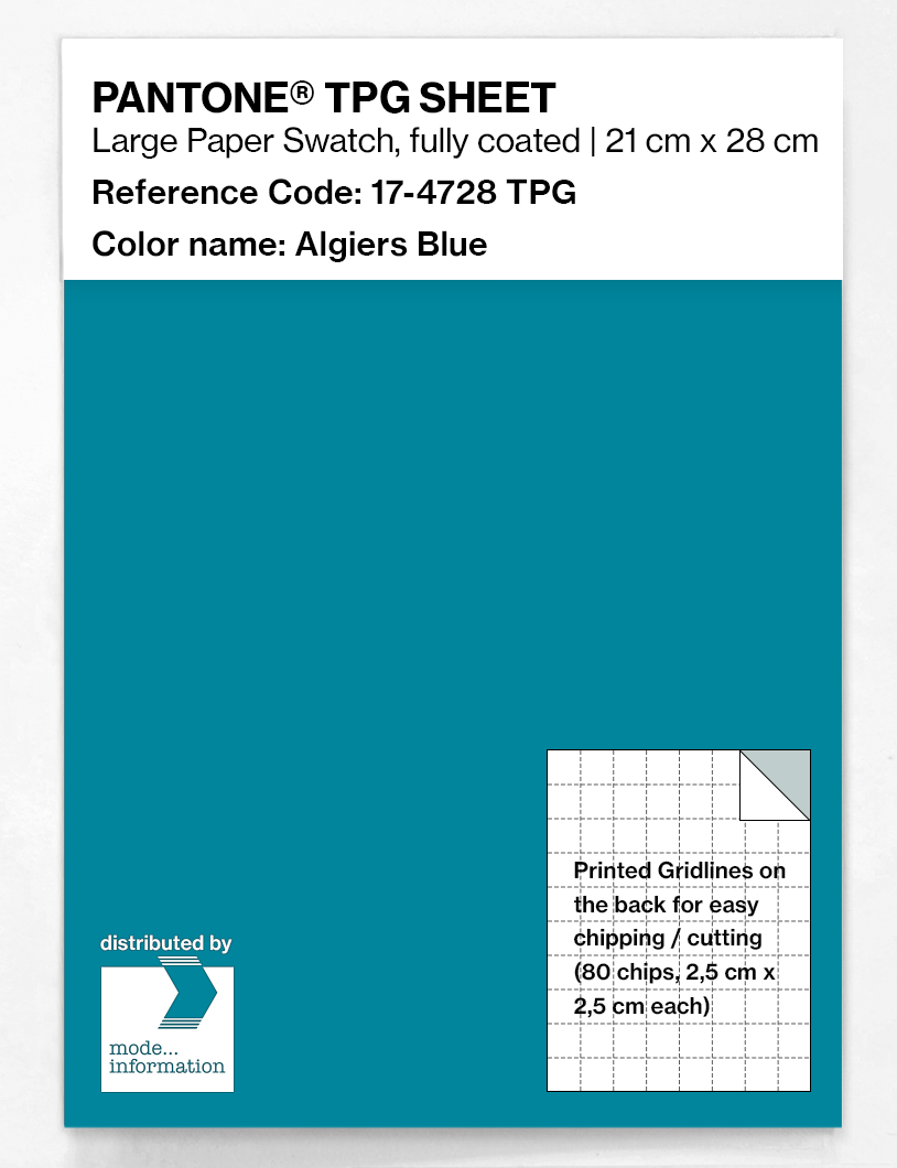 Artikelbild 1 des Artikels “PANTONE® TPG SHEET 17-4728 TPG Algiers Blue “