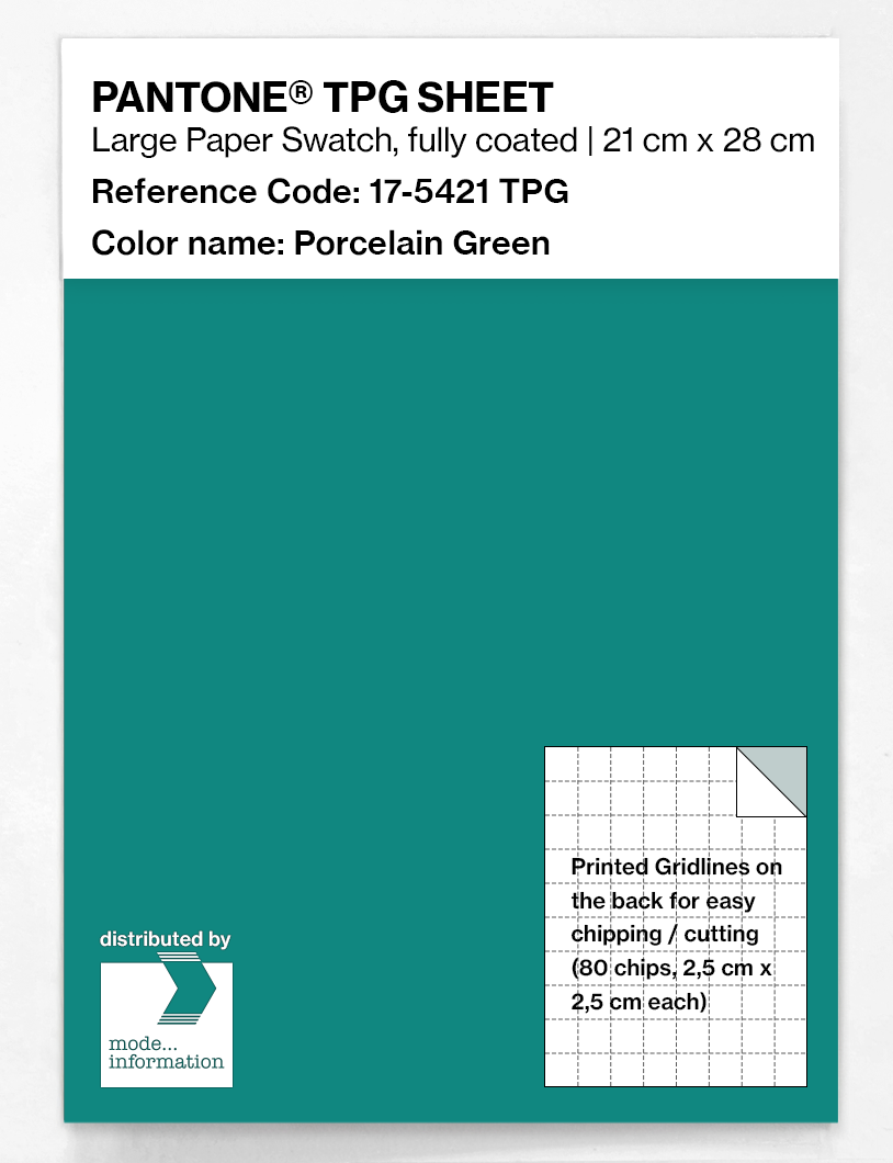 Artikelbild 1 des Artikels “PANTONE® TPG SHEET 17-5421 TPG Porcelain Green “