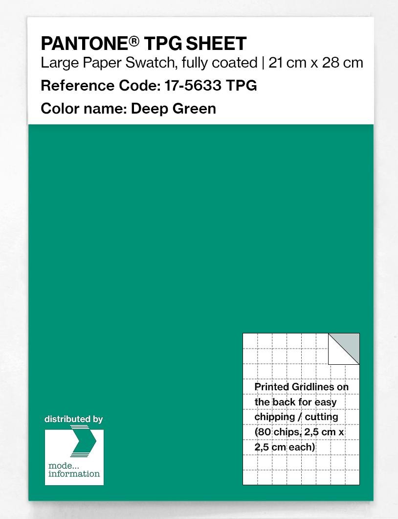 Artikelbild 1 des Artikels “PANTONE® TPG SHEET 17-5633 TPG Deep Green “