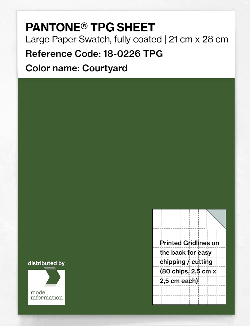 Artikelbild 1 des Artikels “PANTONE® TPG SHEET 18-0226 TPG Courtyard “