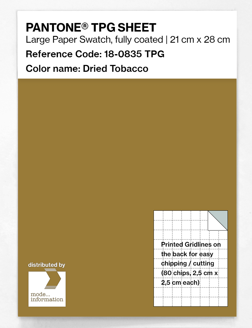 Artikelbild 1 des Artikels “PANTONE® TPG SHEET 18-0835 TPG Dried Tobacco “