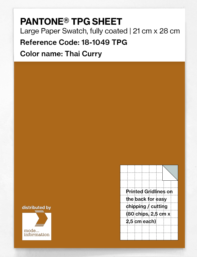 Artikelbild 1 des Artikels “PANTONE® TPG SHEET 18-1049 TPG Thai Curry “