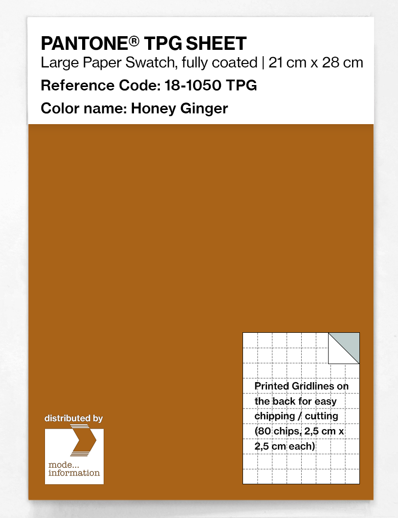 Artikelbild 1 des Artikels “PANTONE® TPG SHEET 18-1050 TPG Honey Ginger “