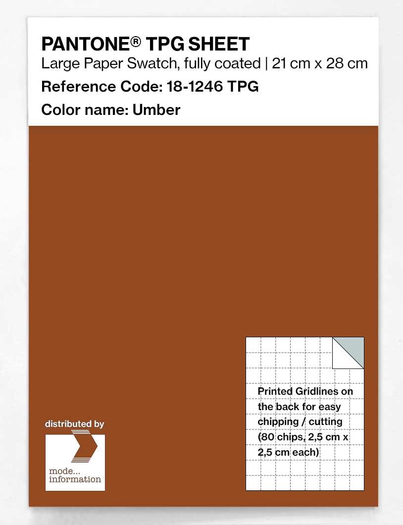 Artikelbild 1 des Artikels “PANTONE® TPG SHEET 18-1246 TPG Umber “
